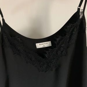 Aritzia Babaton lace v neck tank